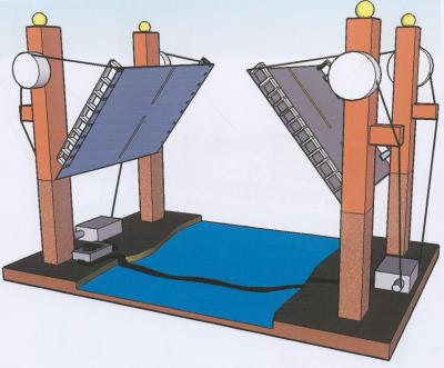 Boceto del proyecto: puente levadizo